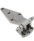 Top Shelf 304 Stainless Steel Door Hinges Industrial Heavy Duty with polished finish and seamless swinging for outdoor remodels.