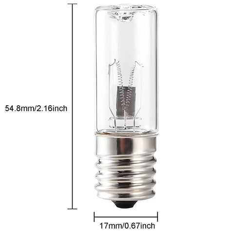 Two Pack 3W Replacement Bulbs For Germ Guardian Humidifiers GG1000 GG1100 GG1100W GG1100B GG1000CA PureGuardian H5450BCA E17 Base UVC
