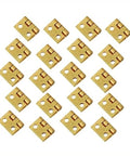 Tiny Golden Mini Metal Hinge For 1 By 12 Dollhouse Cabinets And Boxes With Four Mounting Holes Delicate And Realistic Gold Tone Hardware For Dollhouse Furniture Fittings 10 By 8 Mm 25 Pieces