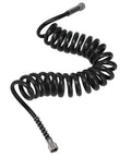 Top Tier Polyurethane Coil Air Hose Featuring G 1 8 Female Thread Connection Designed For Airbrush And Paint Projects High Flexibility Ensures Smooth Movement Without Kinking 2 Meter Length Great For Fans Looking To Upgrade Their Setup Now For Workshop, black 2m coiled polyurethane air hose with G1/8 female thread