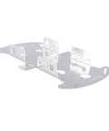 Four Wheel Mecanum Robot Car Kit With Single Layer Aluminum Alloy Chassis, DIY Assembly, parts layout view