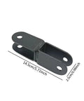 Double Pulley Wheel Bracket For Home Gym Pull Down Attachment Roller Pulley Rack Cross U Shaped DIY Fitness Gear Easy Install Lightweight Metal Frame For Smooth Cable Movements And Strength Training, 14.5cm metal bracket