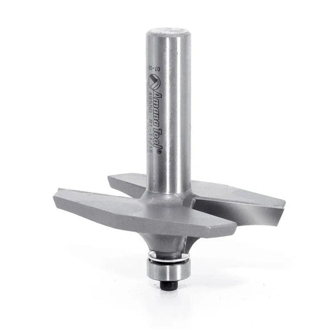 Carbide Tipped Table Edge Router Bit For Ogee Bead Edge Profile With Radius One And Three Quarters Inch And Diameter Two And Three