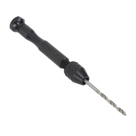 57 Piece Hand Drill Kit With Adjustable Bit Holder And Notched Grip For Easy Screw Pins Includes 46 Drill Bits 10 PCB Mini Drill Bits