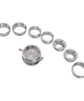 Pro Grade Watch Movement Fixing Kit, 8 Piece Stainless Steel Movement Holder Base With Repair Tools, Compatible With 2824 2671 7750 2000 8500 3100 3135 Movements, Durable, Easy To Use, Great For All Skill Levels