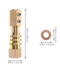All in One Copper Washers Kit for Auto Body Dent Repair Grab and Go 200 Pcs Flat Copper Washers Metric Sealing Gaskets Oil