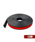 Upgrade Your Ride With This Rugged Tailgate Weather Strip Shock Absorbing Bulb Seal 1.5m black flexible rubber seal