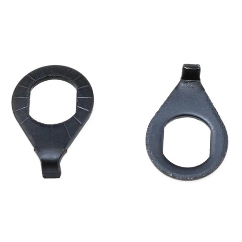 Black safety washers from Three Eighths Inch Black Bike Hub Flange Nut Kit With Front And Rear Wheel Safety Washers Eight Piece Set
