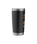 Chemical Engineer Gift Tumbler With If I Run You Should Run Too Quote, stainless steel insulated travel mug for lab nerds.