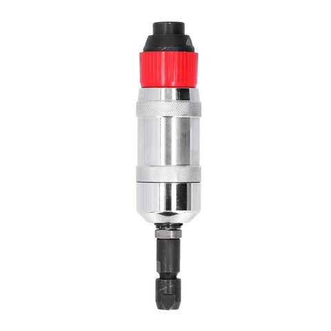 Beast Mode Pneumatic Die Grinder with 18000 RPM for Rock Solid Grinding and Precision Cut through Hard Metal or Tire Work, Durable 6mm Chuck Tool front view. 