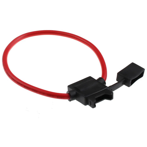 Tough As Nails 15 Amp Inline Fuse Holder With 10 Gauge Red Lead Wire And Sealed Waterproof Cover For Road Ready Automotive Marine Rv Electrical Wiring And Blade Fuse Setup