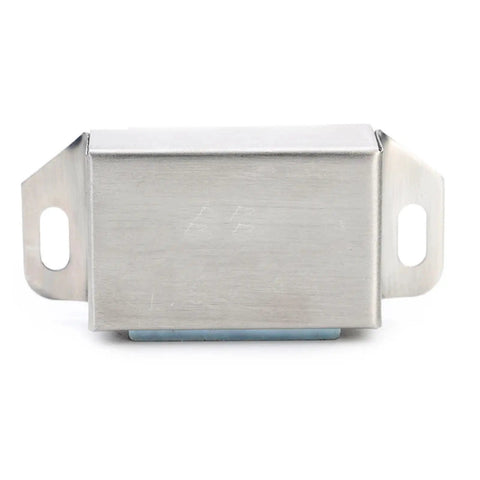 Front view of Stainless Steel Magnetic Cabinet Catches 10 Pack Push To Open Touch Latch Dampers With Screws Keep Kitchen Cabinets Snapped Shut Securely Easy Install For Home Tools And Hardware