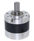 Top Shelf 45Mm Precision Planetary Gearbox And Gear Reducer For Dc Motors with metal housing and a shaft for robotics projects.