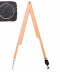 Solid Wooden Geometry Compass For Drawing Massive Circles On Blackboards Up To Forty Seven Inches with chalk circle.
