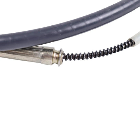 Close-up of 8 Ft Universal Boat Steering Cable Compatible With Uflex Rotary M66X08 Seastar SSC6208 QC II Marine Grade Core