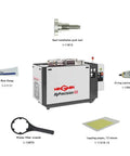 Wear ring 4.5 for waterjet pump spare parts kit with seal tool, lubricants, water filter wrench, and lapping paper