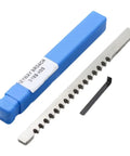 Multi Size Push Type Keyway Broach Set In High Speed Steel HSS with 31mm broach, metal cutting tool, blue case included