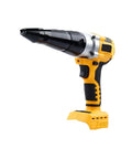 Cordless Brushless Rivet Gun Kit With LED Light, 3 Nosepieces, 150 Rivets, Case, Pop Rivet Tool For Aluminum Iron And Stainless Steel, Heavy Duty Power No Fuss One Hand Operation