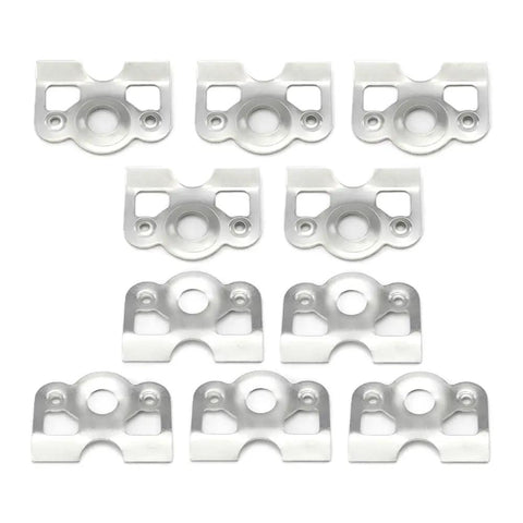 Zero Hassle 1/4 Turn Quick Release Fastener Kit with rock solid steel dimpled mounting plates in a pack of ten.