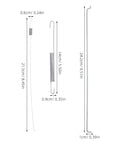 High Elasticity Tension Spring Set For Generator Throttle Rod dimensions and design details.