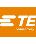 TE Connectivity logo on orange background for Bulkhead 47 Pin Connector Kit Built Tough For Pass Through Firewall Applications With Quick Bayonet Coupling 14 20 AWG Stamped Contacts Silicone Seals Black Housing