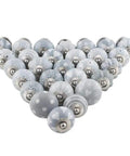 Grey Ceramic Cabinet Knobs Set Of 100 For Dresser And Drawers Round One And A Half Inch Diameter One Inch Projection