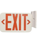 LED Emergency Exit Sign Double Face With Battery Backup Kit, 6 Pack, UL Certified, wall mount view
