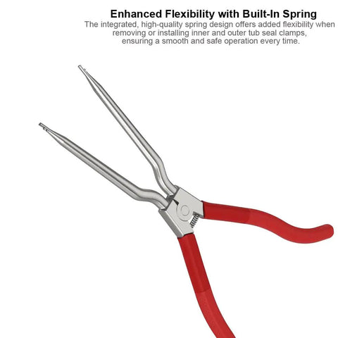 Upgraded Beefed Up Washer Spring Expansion Tool with Adjustable Jaw Stretch and Built-In Spring