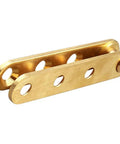 2 Pack Concealed Pivot Hinges For Cabinets And Doors Hidden Brass Gold Straight Line Design Durable Door Hardware