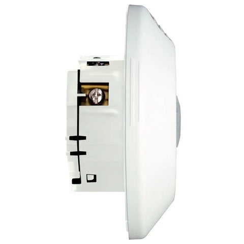 Side view of ODC Series 500 Sq Ft Multi Technology Ceiling Mount Line Voltage Dual Relay Occupancy Sensor With Integrated Photocell O2C05 MDW