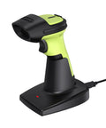 2D Barcode Scanner With Bluetooth Wireless Connectivity, 180 Day Battery Life, Cradle Dock, Fast And Accurate Scanning, Green