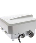 Side view of a 14-Station Outdoor Sprinkler Controller With Wi-Fi Smart Irrigation System Hydrawise Compatible Weather Based Scheduling