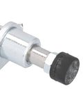 Close-up of a Push Pull Toggle Clamp With 40kg Holding Power Stainless Steel Rust Resistant Body Plastic Cover Handle