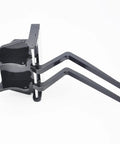 Side view of full metal excavator bucket forks and pallet forks for Huina 550 580 592 593 RC excavator DIY modification kit.