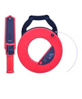 The Slick Wireless Wall Scanner And Heavy Duty Pipe Detector With Tough Waterproof Probe For Hunting Hidden Blockages and Wooden Studs With Easy Dial Up Sensitivity, red probe and receiver.