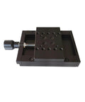 Motorized Rotary Positioning Stage PT-SD102PS with Electric Rotary Platform, 50mm X Axis Slide Table, Lockable Translation