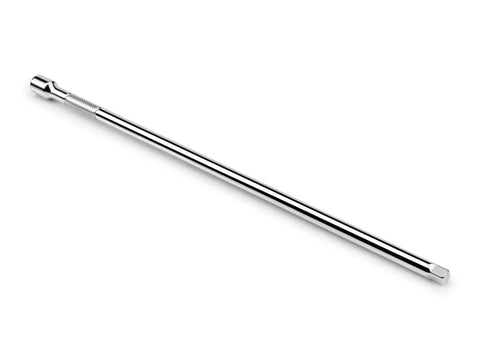Quarter Inch Drive 12 Inch Extension With Knurled Grip For Quick Start And Turning Loosened Fasteners Chrome Plated Beveled Drive End Corrosion Resistant Sha01112 Tool Accessory