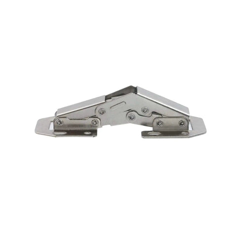 4 Inch Hidden Cabinet Hinges Kit 6 Pack For Frameless Doors 90 Degree Concealed Surface Mount Kitchen Cupboard Hinges With Screws