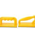 Set of two yellow Must Have Woodworking Push Stick For Precise Cuts And Safe Sawing Durable Plastic Push Block with grips