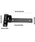 Bulletproof Heavy Duty Stainless Steel Gate Hinges With Silent Ball Bearings For Farm Fence Barn And Wood Doors solid strap design dimensions.