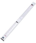 Oil Liquid Level Gauge Meter With Clear Glass Display For Hydraulic Systems And Coolant Tanks on white background