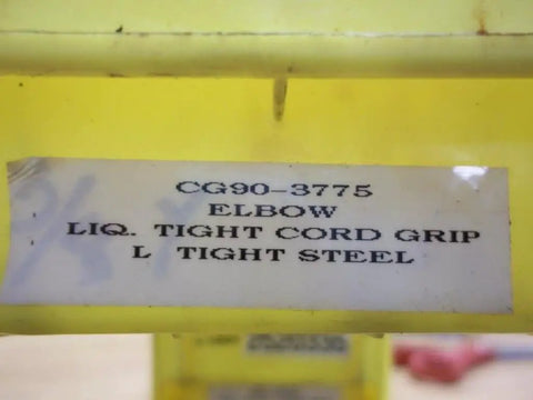 Built Different 3/4 Inch Aluminum 90 Degree Cord Grip Connectors Pack Of 16 Heavy Duty Electrical Gear label showing specifications.