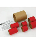 Red Rocket Tube Coupler Set For BT-55 BT-56 BT-60 And BT-80 Rockets, 3-piece kit showing red plastic couplers and instructions.