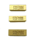Heavy Duty Beefed Up Gripper Set P32.1222 P32.1223 P32.1224 for P322 P324 P318 Battery Powered Plastic Strapping Tool Durable Replacement Parts Easy Fit Pro Quality Performance Keeps Your Tool Running Strong., FROMM P32.1222 P32.1223 P32.1224 brass gripper set