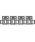 Sturdy 06B-1 Roller Drive Chain 1.5M length with double hole attachments for heavy duty industrial machinery.
