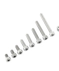 A2 Stainless Steel Hex Socket Screws And Nuts Kit With 200 Screws And 100 Nuts For Home And Office Repairs cap head screws and hex nut