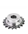 Heavy Duty 1 Piece 06B Drive Sprocket Made From Premium 45# Steel For Transmission Systems Fits 10 To 25 Tooth Configurations With Keyway Design And Shaft Sizes Ranging From 10Mm Up To 32Mm