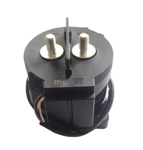 Industrial Grade 400A Direct Current Contactor Relay For 12V To 36V High Voltage EV Charging and Solar Battery Banks top view with connection terminals.