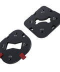Kickass Woodworking Radius Template Set With Durable Aluminum Router Guide And Quick Release Bases for R15 to R50 curve routing bases