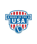 Made in the USA logo featuring red stripes and blue accents, symbolizing quality and American craftsmanship.